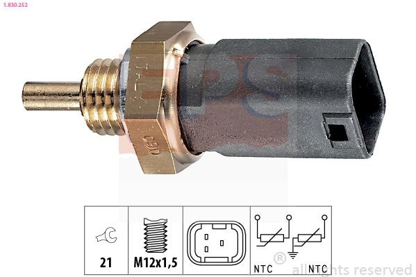 EPS Sensor, motortemperatur 1.830.252 Temperaturføler EPS Nissan TERRANO 1.830.252