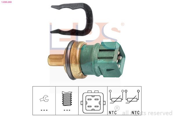 EPS Sensor, motortemperatur 1.830.260 Kjølevæsketemperatursensor EPS A1 1.830.260 billige