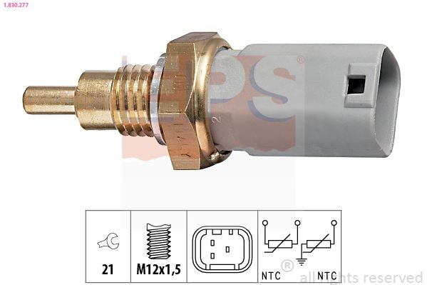 EPS Devējs, Dzesēšanas šķidruma temperatūra 1.830.277 1.830.277 Temperatūras sensors EPS FIAT DUCATO