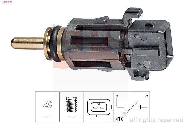 EPS Sensor, kølevæsketemp. 1.830.279 EPS 1.830.279 originale Phantom 7 Coupe Temperatursensor hvad koster