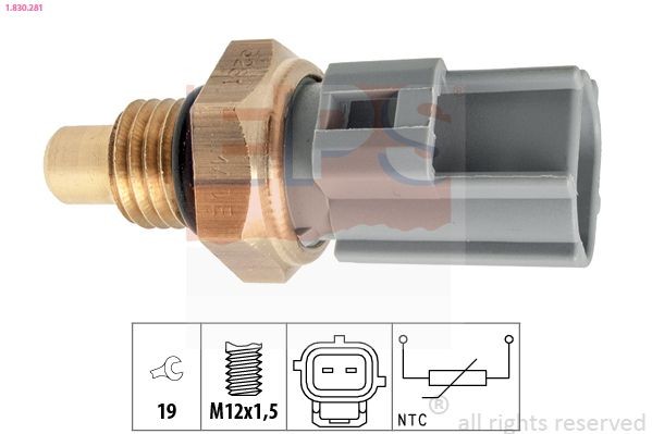 Fuel temperature sensor EPS 1.830.281 EPS 1.830.281 Opel CORSA 2010 Fuel temp sensor price