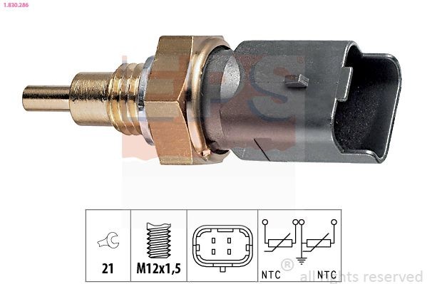 EPS Kühlmitteltemperatursensor 1.830.286 Sonde Temperature EPS Alfa Romeo GIULIA 1.830.286