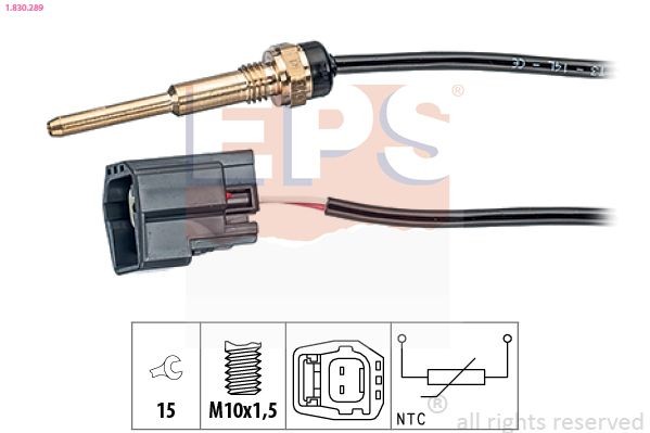 Sensor, kølevæsketemp. EPS 1.830.289 EPS 1.830.289 Temperaturføler Ford MAVERICK 2019