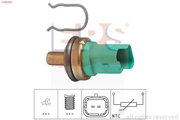 Andur, Jahutusvedeliku temp. EPS 1.830.292 EPS 1.830.292 Jahutusvedeliku temperatuuri andur Ford FIESTA 2020