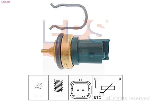 EPS Sensor, temperatura do líquido de refrigeração 1.830.328 Sensor de temperatura do motor EPS Peugeot 306 1.830.328