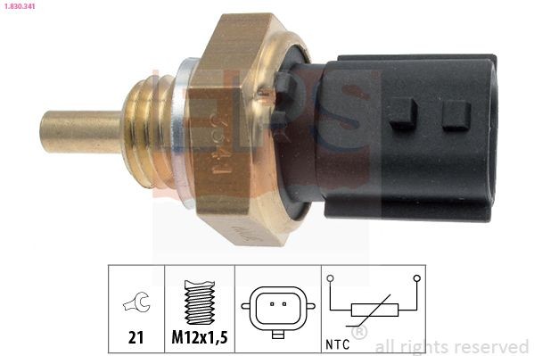 EPS Sensor, temperatura do líquido de refrigeração 1.830.341 1.830.341 Sensor de temperatura da cabeça do motor OPEL ANTARA EPS