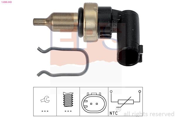 EPS Temperatuursensor 1.830.343 1.830.343 Koelmiddeltemperatuursensor MERCEDES-BENZ A-Klasse EPS