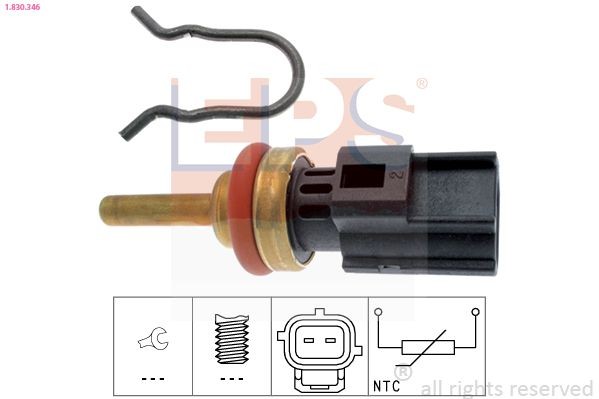 EPS Kylvätsketemperatursensor 1.830.346 VOLVO S60 III (224) Kylvätsketemperatur sensor EPS 1.830.346