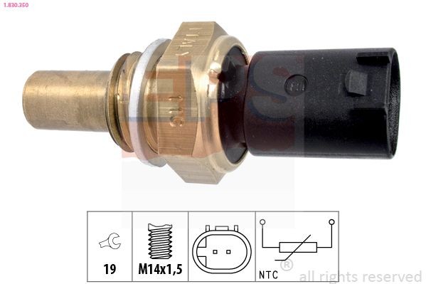 Olietemperatuursensor EPS 1.830.350 EPS 1.830.350 Olietemperatuursensor MERCEDES-BENZ VITO 2003