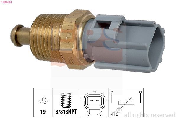 Olietemperatuursensor EPS 1.830.363 EPS 1.830.363: Olietemperatuursensor Land Rover DISCOVERY 2001
