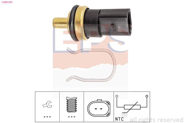 Brandstoftemperatuursensor EPS 1.830.376 EPS 1.830.376 Sensor brandstoftemperatuur Volkswagen CRAFTER 2010