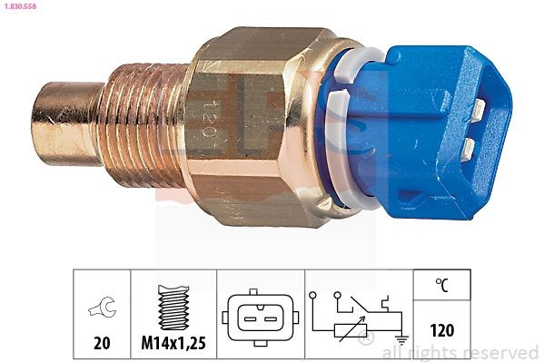 EPS Andur, Jahutusvedeliku temp. 1.830.558 Temperatuuriandurid EPS Fiat BARCHETTA 1.830.558