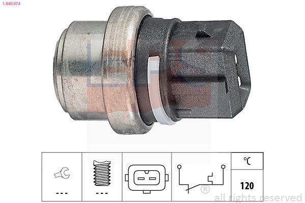 EPS Temperatuurschakelaar, koelmiddelwaarschuwingslamp 1.840.074 Temperatuurschakelaar radiateurventilator EPS POLO 1.840.074 goedkoop