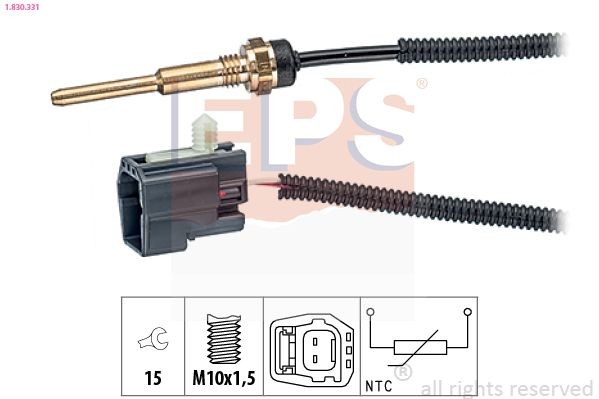 EPS Termocontatto ventola radiatore 1.850.130 1.850.130 Termocontatto ventola radiatore EPS FORD StreetKA costo