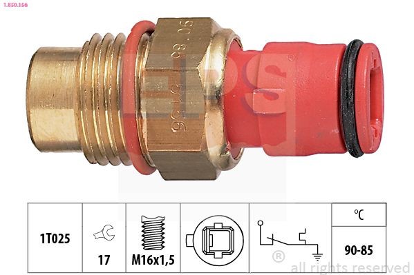 EPS Temperature Switch, radiator fan 1.850.156 EPS 1.850.156 Toyota Corolla Coupe AE86 radiator fan switch price