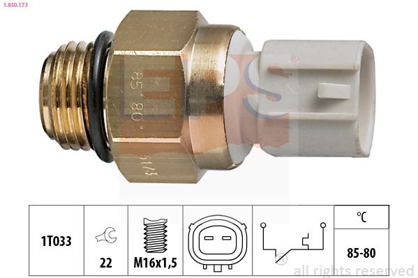 EPS Termocontatto ventola radiatore 1.850.173 1.850.173 costo Termocontatto ventola radiatore EPS MITSUBISHI PAJERO SPORT