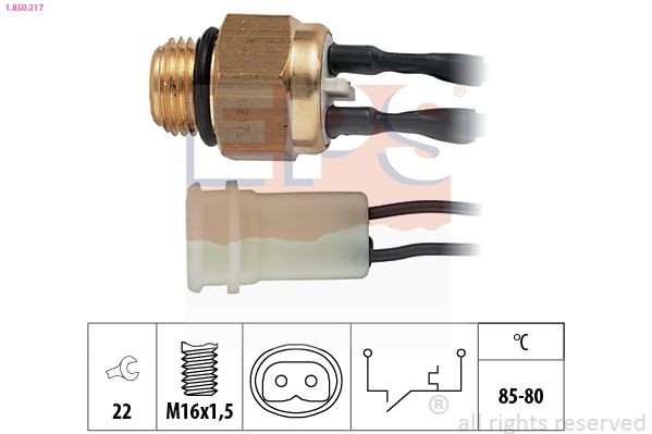 EPS Termocontatto ventola radiatore 1.850.217 1.850.217 costo Termocontatto ventola radiatore EPS MITSUBISHI PAJERO SPORT