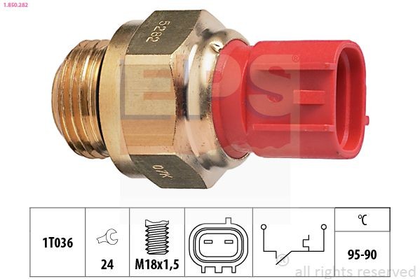 EPS Teplotný spínač ventilátora chladenia 1.850.282 EPS 1.850.282 Teplotný spínač ventilátora chladenia Suzuki SX4 S-Cross cena