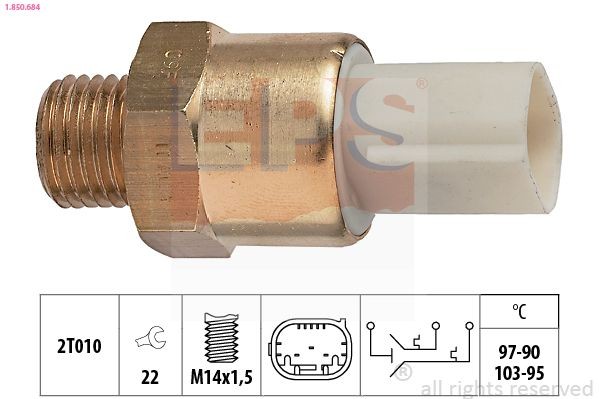 EPS Temperaturschalter, Kühlerlüfter 1.850.684 1.850.684 Thermoschalter, Kühlerlüfter EPS SSANGYONG Kosten