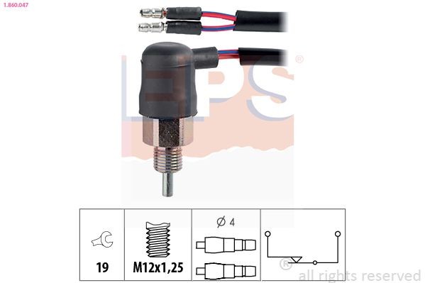 EPS Interruttore, Luce di retromarcia 1.860.047 1.860.047 Interruttore retromarcia EPS DAEWOO KORANDO costo
