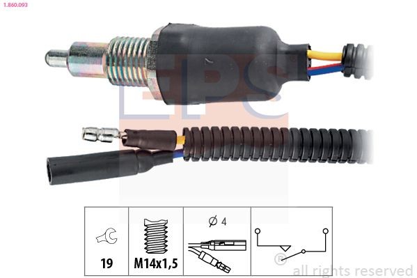 Bryter, ryggelys EPS 1.860.093 EPS 1.860.093: Bryter ryggelys Land Rover DEFENDER 1999