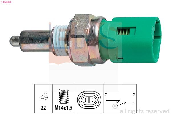 EPS Bryter, ryggelys 1.860.096 Bryter ryggelys EPS MITSUBISHI 1.860.096