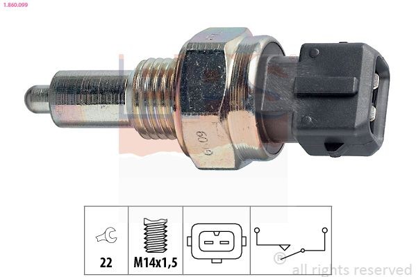 EPS Διακόπτης, φώτα όπισθεν 1.860.099 EPS Βαλβίδα όπισθεν JAGUAR 1.860.099