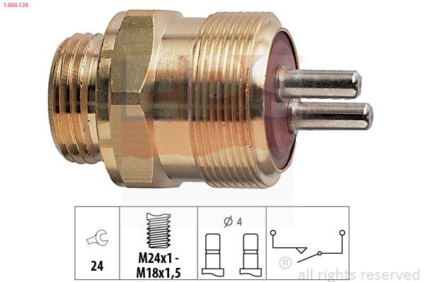 EPS Διακόπτης, φώτα όπισθεν 1.860.128 1.860.128 Βαλβίδα όπισθεν EPS DAIHATSU FEROZA