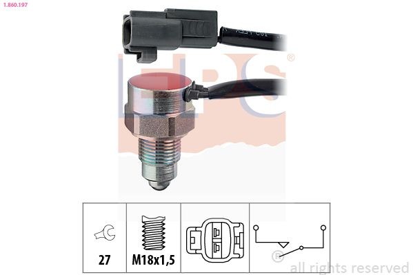 EPS Reverse light switch 1.860.197 EPS 1.860.197 genuine LX 470 reverse light switch price