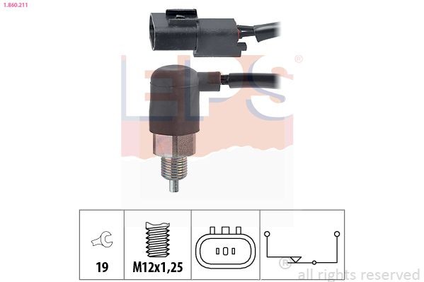 Kontakt, baklygte EPS 1.860.211 EPS 1.860.211 Baklyskontakt HYUNDAI ATOS 2009