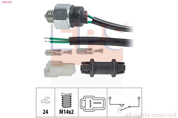 EPS Reverse light switch 1.860.225 1.860.225 EPS reverse light switch for PEUGEOT 205