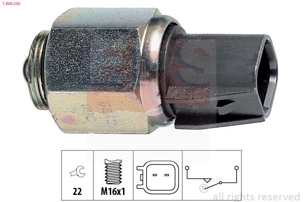 EPS Interruttore, Luce di retromarcia 1.860.242 EPS 1.860.242 Bulbo retromarcia Ford Mondeo bwy originali prezzo