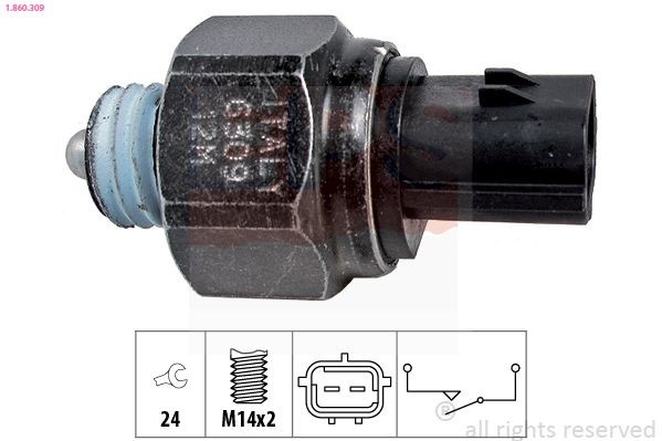 EPS Contacteur, feu de recul 1.860.309 EPS 1.860.309 d'origine Contacteur de feu de recul Hyundai Santa FE DM coût