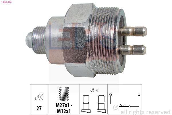 Reverse light switch EPS 1.860.324 EPS 1.860.324 MERCEDES-BENZ SPRINTER 2007 reverse light switch price