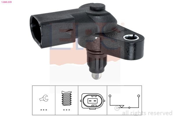 EPS Reverse light switch 1.860.339 EPS 1.860.339 genuine Jeep Cherokee KL reverse light switch price