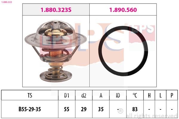 EPS Thermostat d'eau 1.880.323 EPS 1.880.323 Thermostat d'eau