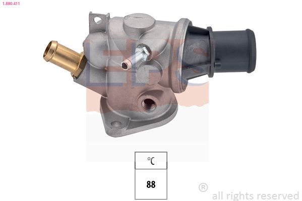 EPS Thermostaat, koelvloeistof 1.880.411 Jaguar X-TYPE Koelwaterthermostaat EPS 1.880.411