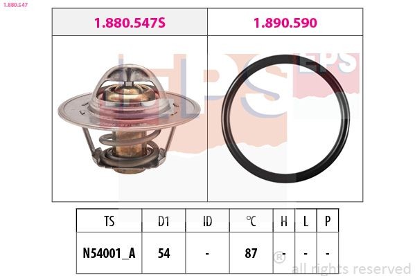 EPS Thermostat d'eau 1.880.547 Calorstat EPS PAJERO PININ 1.880.547 pas cher