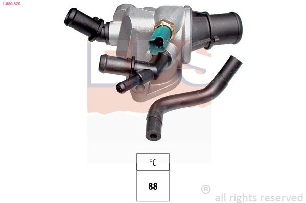 EPS Thermostaat, koelvloeistof 1.880.670 1.880.670 Thermostaat EPS ALFA ROMEO 147