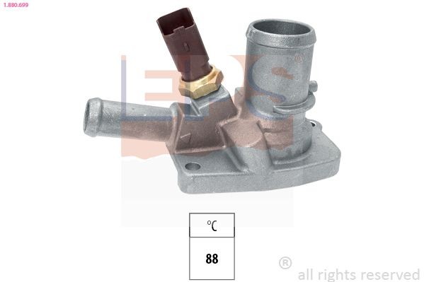 EPS Kühlwasserthermostat 1.880.699 Kühlmittelthermostat EPS Ford TOURNEO CONNECT 1.880.699
