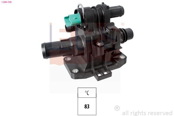 EPS Kühlwasserthermostat 1.880.708 Kühler-Thermostat EPS Citroën DS3 1.880.708