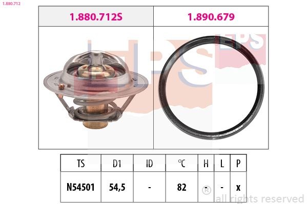 EPS Thermostat 1.880.712 1.880.712 EPS engine thermostat for KIA PROCEED