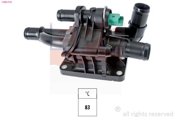 EPS Termostato motore 1.880.734 EPS 1.880.734 costo Termostato refrigerante PEUGEOT 301