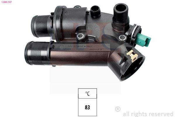 Termostat chladenia EPS 1.880.747 EPS 1.880.747: Termostat Peugeot 508 2020