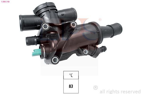 EPS Kühlwasserthermostat 1.880.748 Thermostat, Kühlmittel EPS DS3 1.880.748 günstig