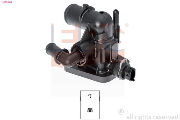 EPS Thermostaat, koelvloeistof 1.880.783 1.880.783 Koelwaterthermostaat OPEL VIVARO EPS