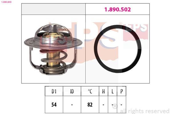 EPS Θερμοστάτης, ψυκτικό υγρό 1.880.800 1.880.800 Θερμοστάτης EPS FIAT GRANDE PUNTO