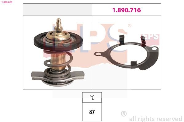 EPS Termostaat, Jahutusvedelik 1.880.820 Termostaat EPS Volkswagen CALIFORNIA 1.880.820