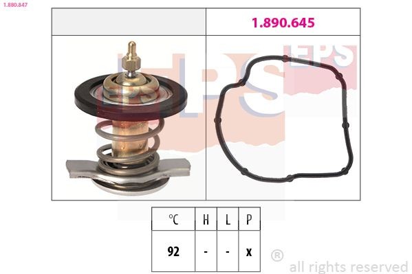 Termostat chladenia EPS 1.880.847 EPS 1.880.847 Termostat Mercedes-Benz Trieda S 2001