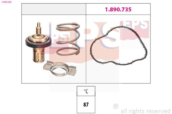 EPS Termostat chladenia 1.880.930 EPS 1.880.930 Termostat Nissan NV200 Van cena